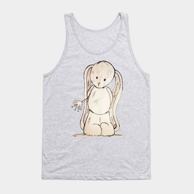 Flopsy Eared Bunny Tank Top by evaporationBoy 